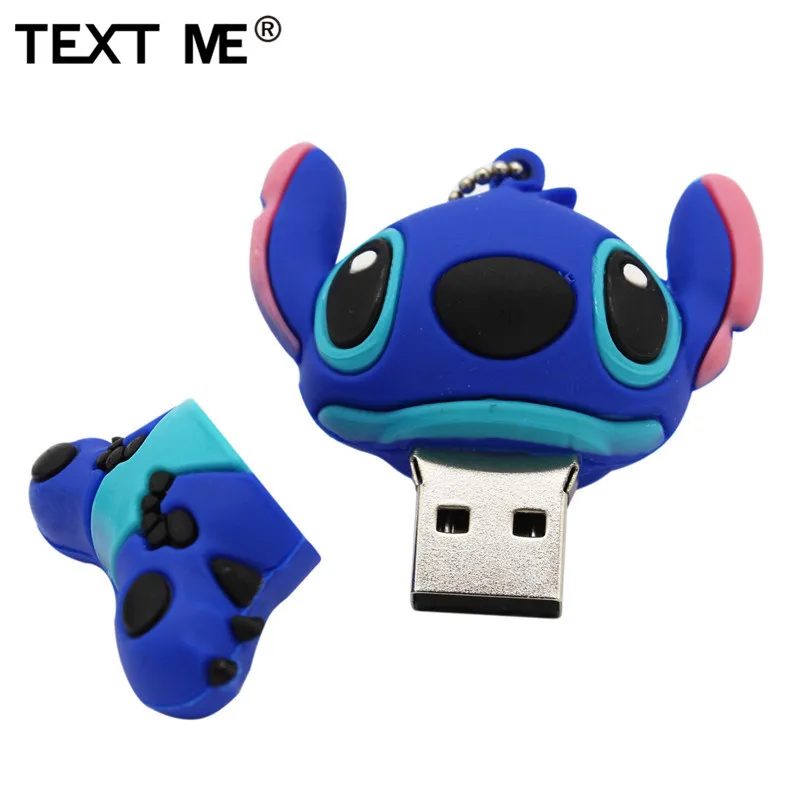 Флеш-накопитель usb 2,0, 4 ГБ, 8 ГБ, 16 ГБ, 32 ГБ, 64 ГБ, модель TEXT ME cartoon 5
