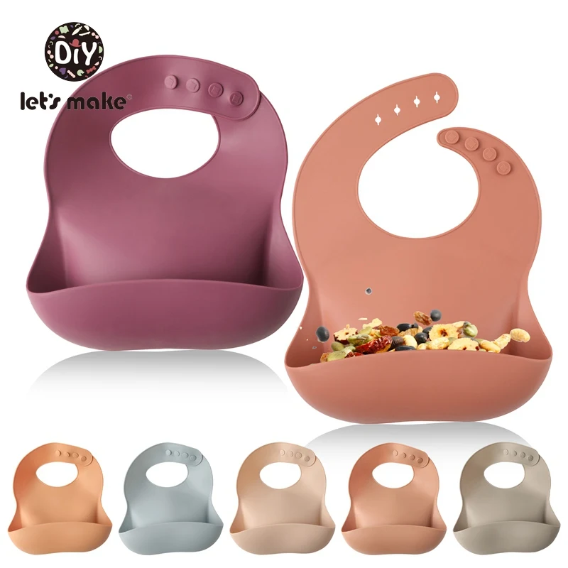 

Слюнявчики для новорожденных, Слюнявчики для новорожденных, регулируемые, водонепроницаемые, Силиконовые Слюнявчики для кормления младен...