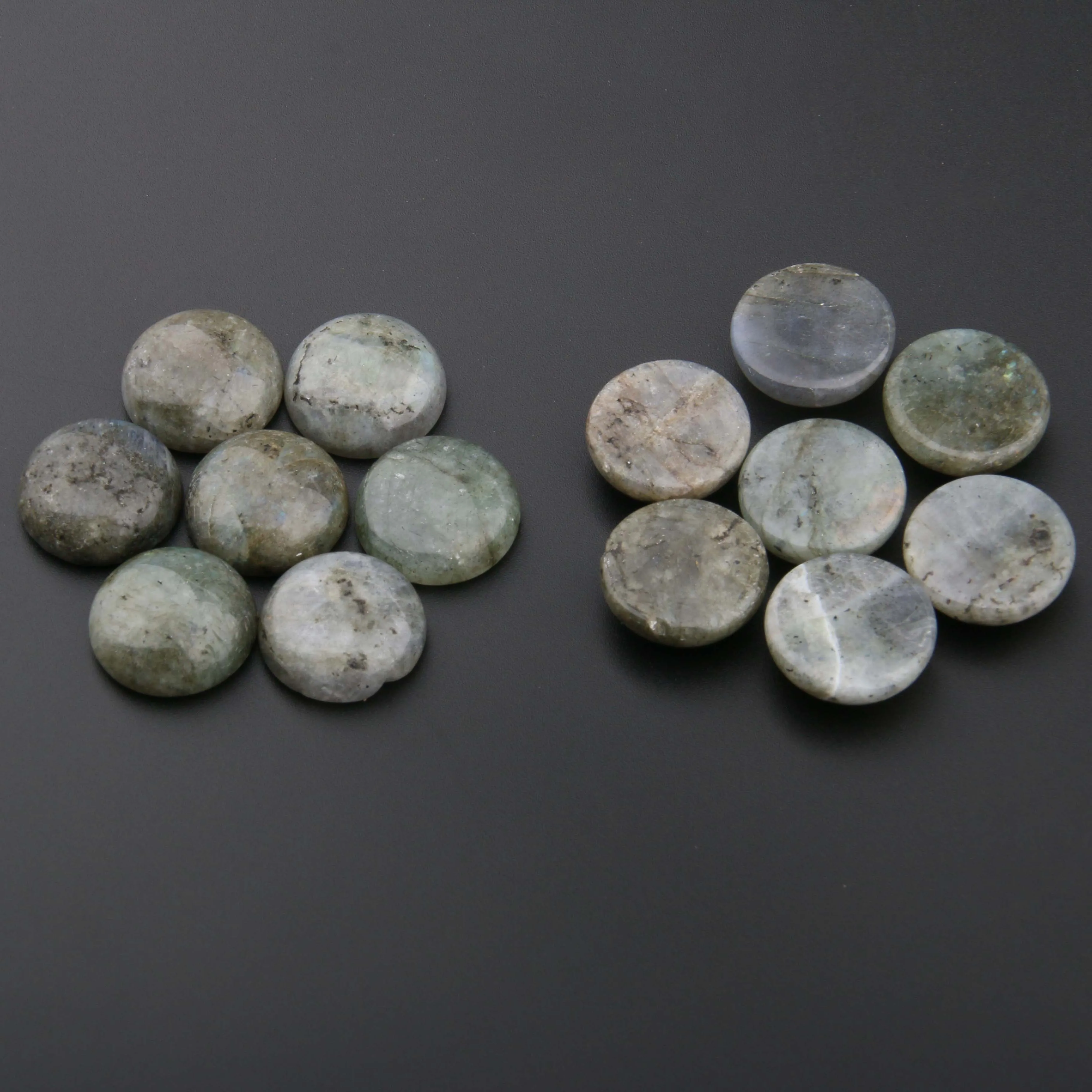 

5Pcs 4/6/8/12/14/18/20mm Natural Stone Beads Round Flash Labradorite Cabochon Beads for Fashion Jewelry DIY Rings Pendant