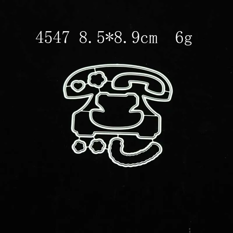 

2021 New Arrival Telephone Hello Letter Metal Cutting Dies and Stamps Scrapbook Seal Craft Stencil Card Make Album Sheet Die Cut