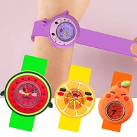 cute fruit series childrens watches fashion casual kids slap wrist watches baby toy clock child quartz watch for girl boy gift