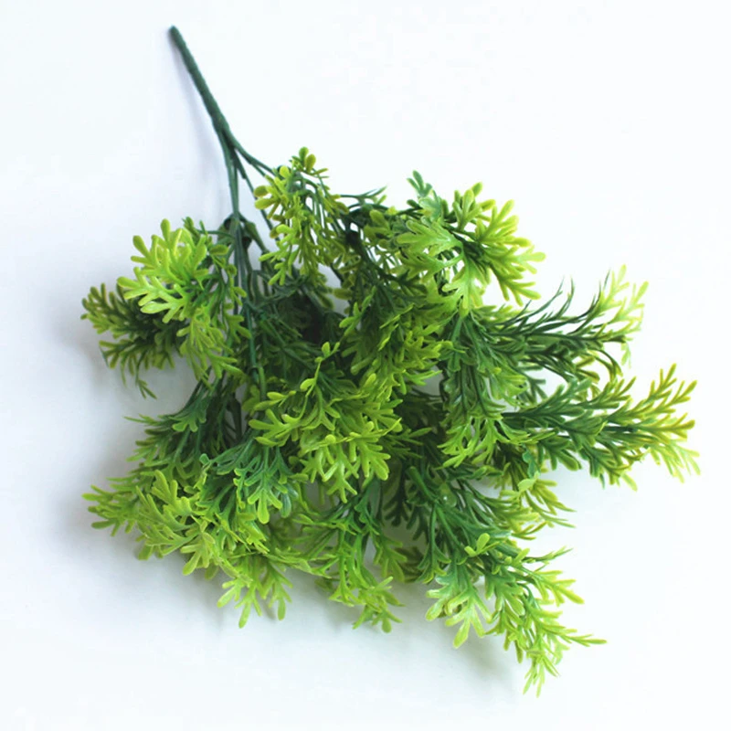 Искусственные листья папоротника искусственные ветки растений реалистичное