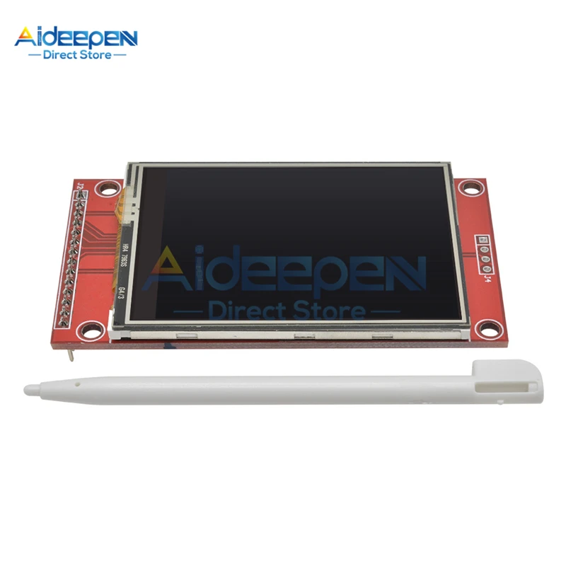 Модуль последовательного порта ЖК-дисплея 2 4 дюйма 4x240 SPI TFT 5 В/320 в PCB адаптер Micro SD