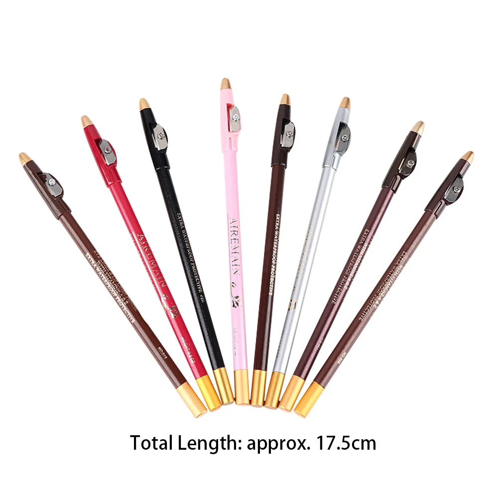 1 шт. карандаш для бровей деревянная Косметика макияжа с точилкой Женская длинная