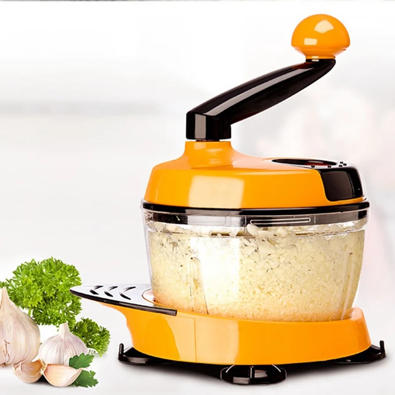 Кухонная мясорубка измельчитель овощей домашний ручной кухонный комбайн