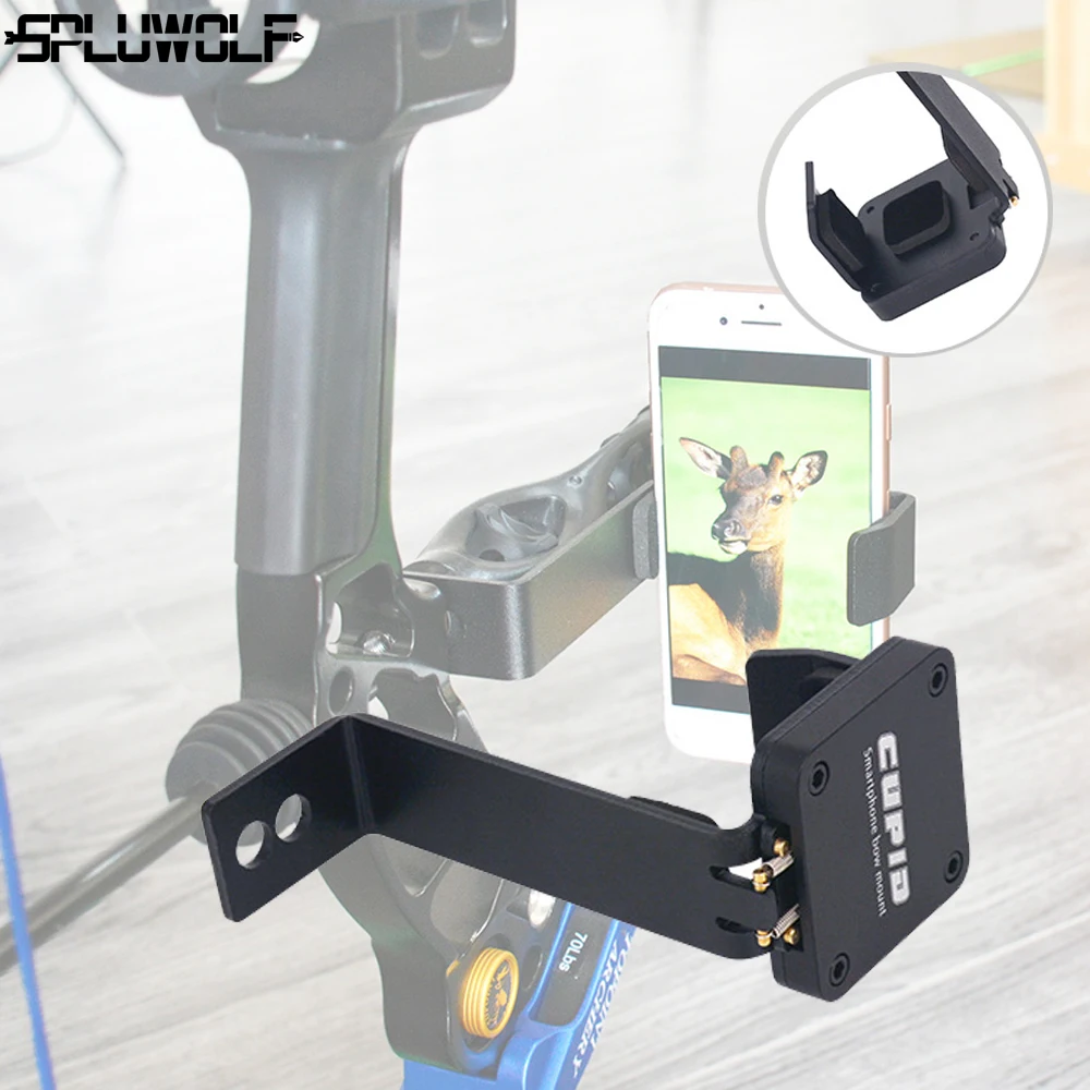 Archery Bow and Arrows Phone Holder Bracket Smartphone Universal Camera Bow Mount