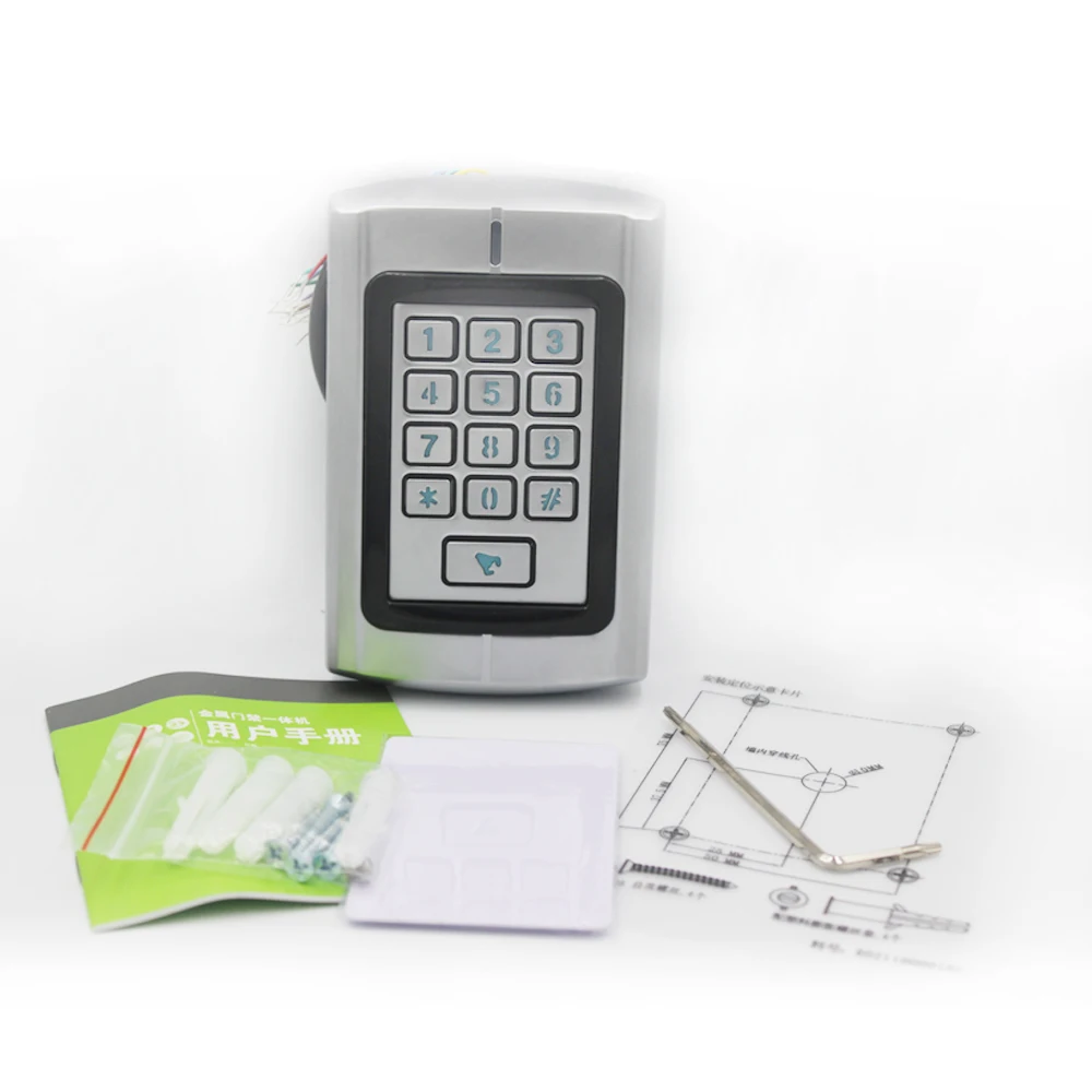 LUCKING DOOR RT380 металлическая Водонепроницаемая Rfid машина контроля доступа 1000