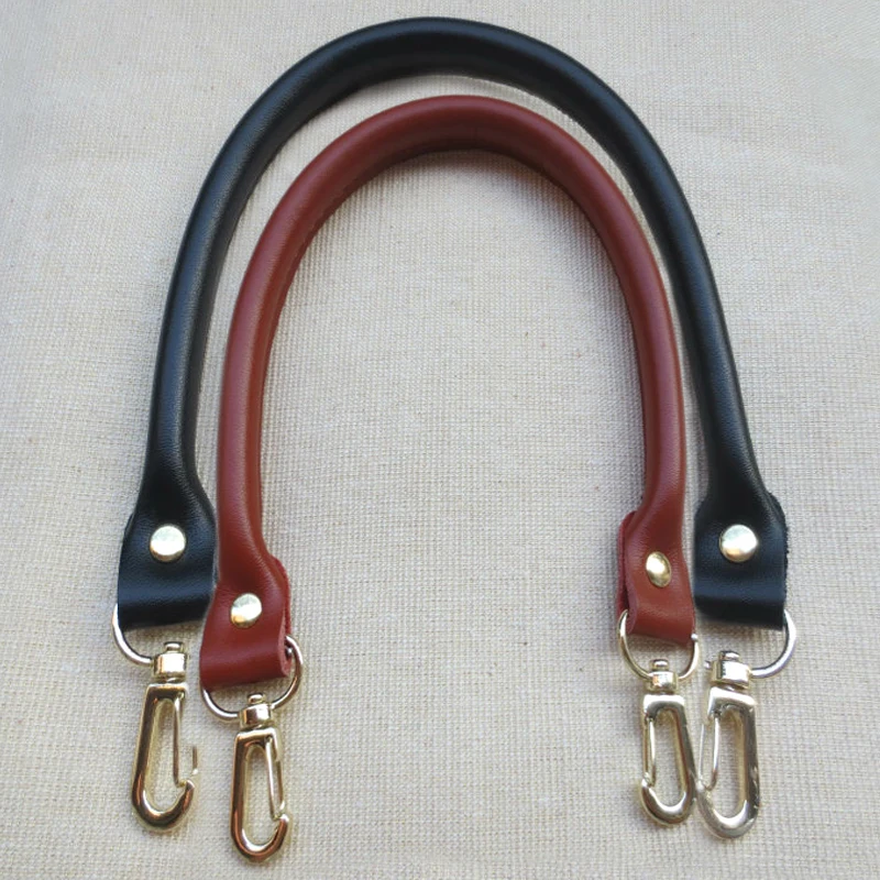 40 см сумка на ремне из искусственной кожи Obag ручки круглые DIY Замена Кошелек Ручка