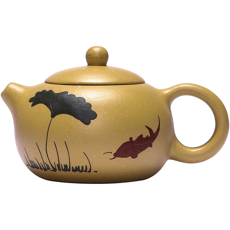 

Classic Tea Pot Purple Clay Xi shi Teapots ore beauty kettle 188 Ball hole filter Handmade Tea set Customized gifts 200ml MJ