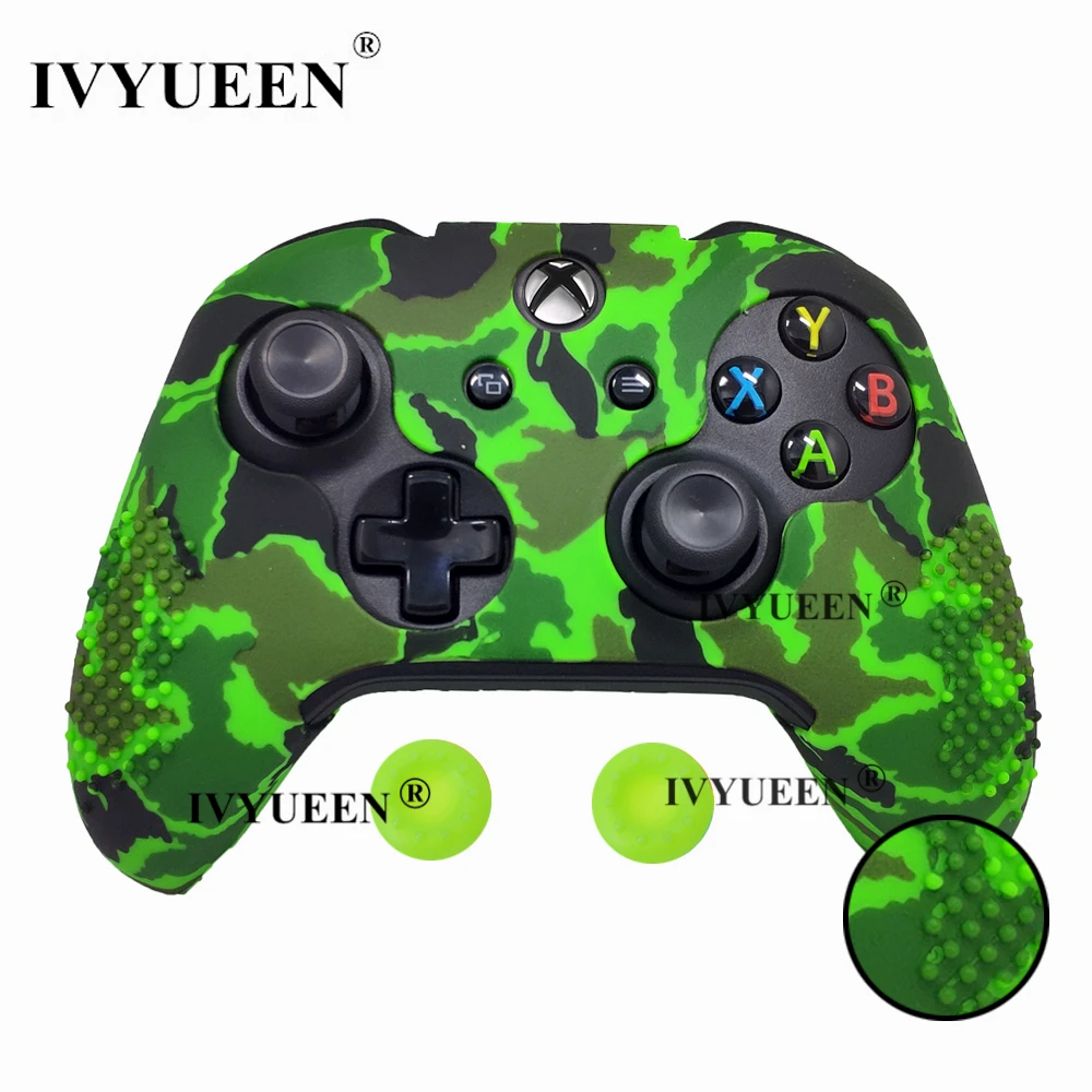 IVYUEEN, 15 цветов, силиконовый чехол для microsoft Xbox One X S, тонкий контроллер, защитный чехол с аналоговой ручкой для большого пальца