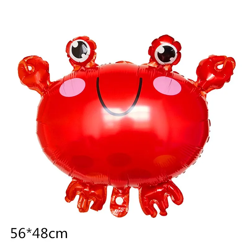 1 шт. морской конь дельфин краб морская звезда рыба животные воздушный шар для