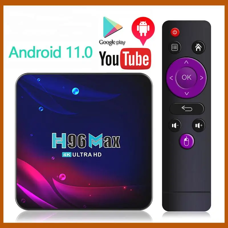 

Приставка Смарт-ТВ H96, 4 к, Android 11, HDR, USB 3,0