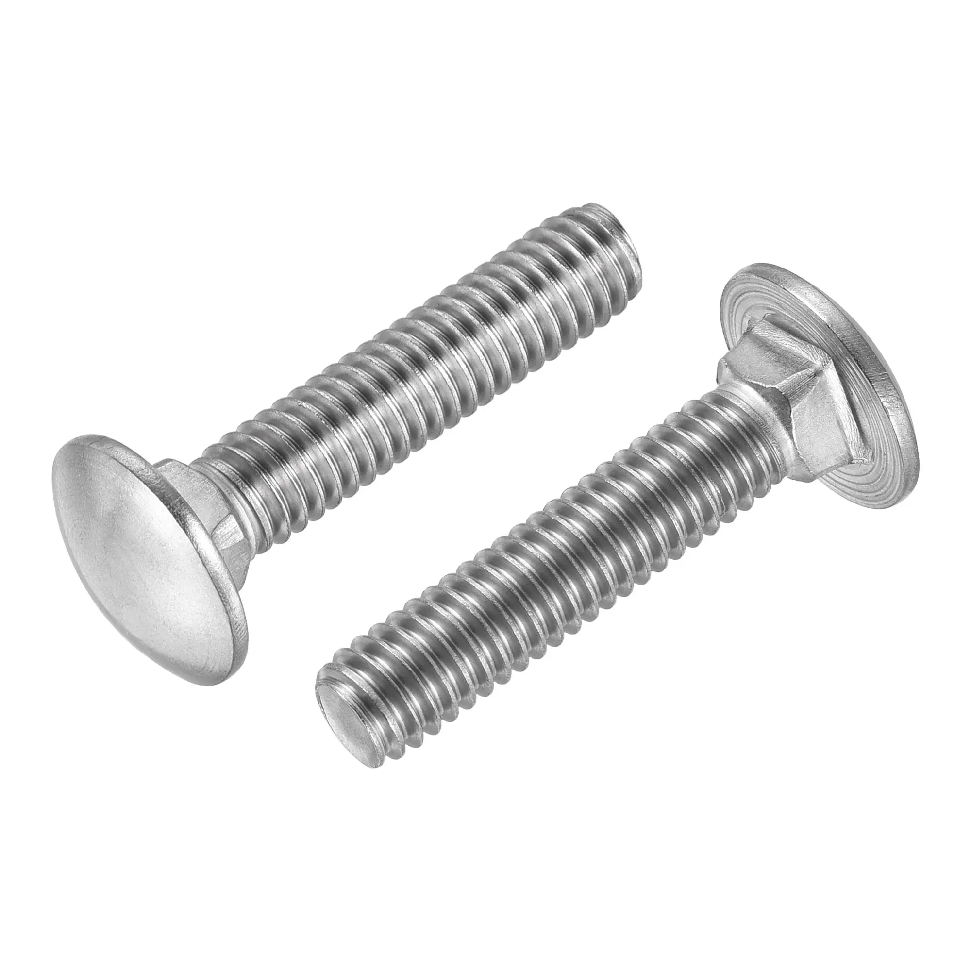 

Uxcell 5/16-18x1-1/2 "Каретный болт с круглой головкой квадратная горловина 304 нержавеющая сталь 20шт