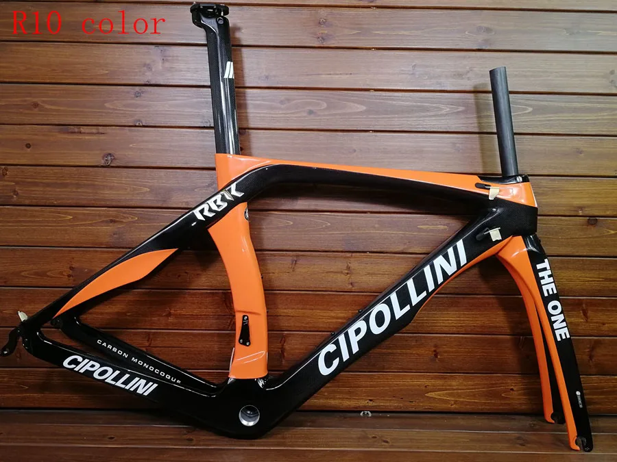 R10 color Новая модель Cipollini RB1K T1100 3k углеродная рама для дорожного велосипеда гоночный набор углеродных велосипедов Сделано в Тайване can XDB корабль - Цвет: R10 color