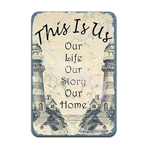 

This is Us Our Life Our Story Our Home Iron Poster Painting Tin Sign Vintage Wall Decor for Cafe Bar Pub Home Beer Decoration Cr