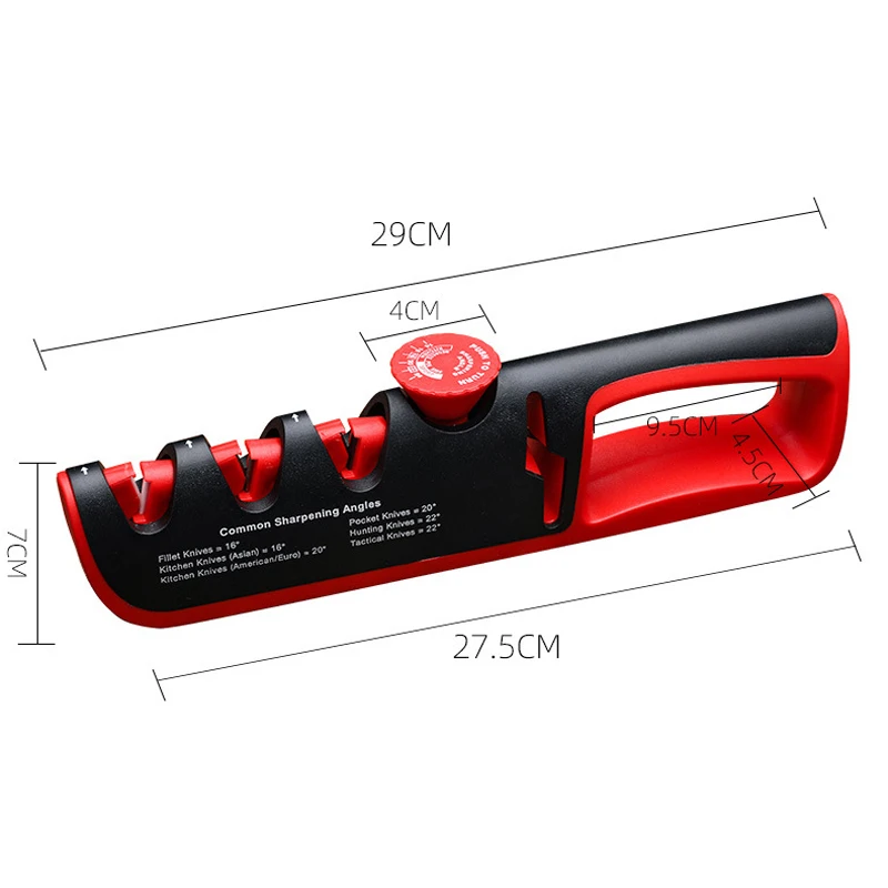 4 In 1 Knife Sharpener Grind Scissor Multifunctional Grindstone Angle Adjustable knives Whetstone Professional Sharperning Tool | Дом и сад