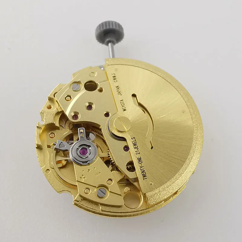 Golden Miyota 8215 Automatic Movement 21 jewels mechanical movement With date display Function | Наручные часы