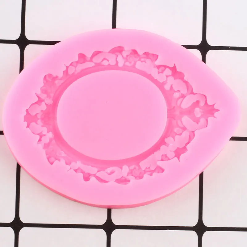 3D Frame Cake Border Silicone Molds DIY Relief Lace Cupcake Topper Fondant Decorating Tools Candy Chocolate Gumpaste Moulds | Дом и сад