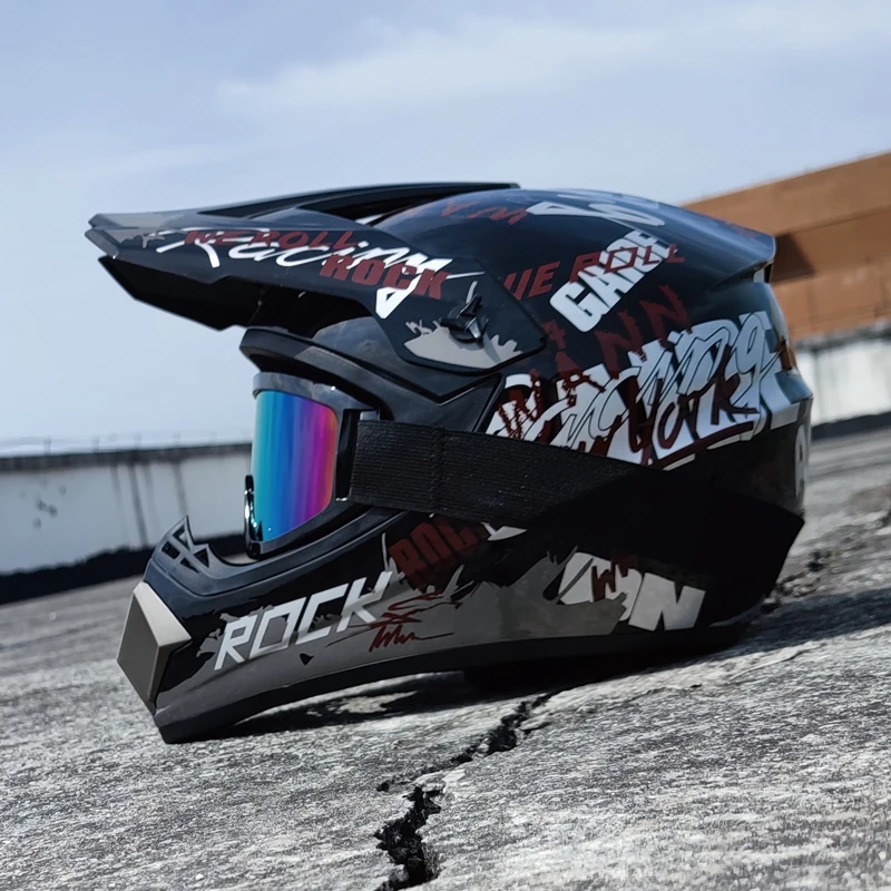 DOT Сертифицированный мотоциклетный шлем для мотокросса горный классический