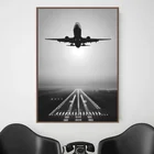Картина на холсте в скандинавском стиле, Настенная картина с самолетом, HD печать, креативный плакат для отеля, модульное украшение для гостиной