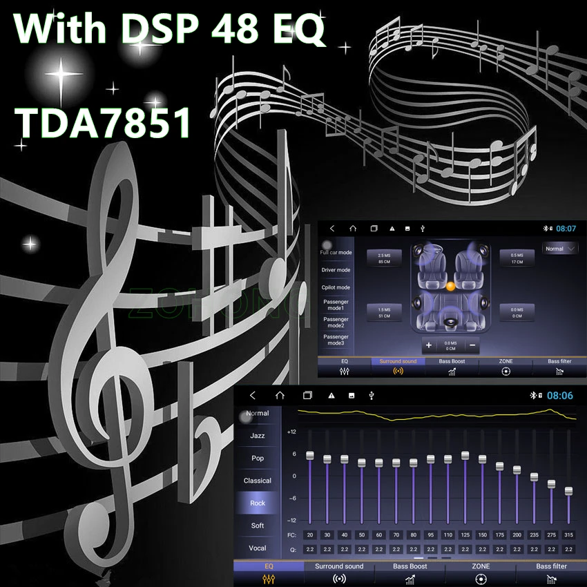 Головное устройство 4G DSP Android 10 автомобильное радио мультимедийный видеоплеер