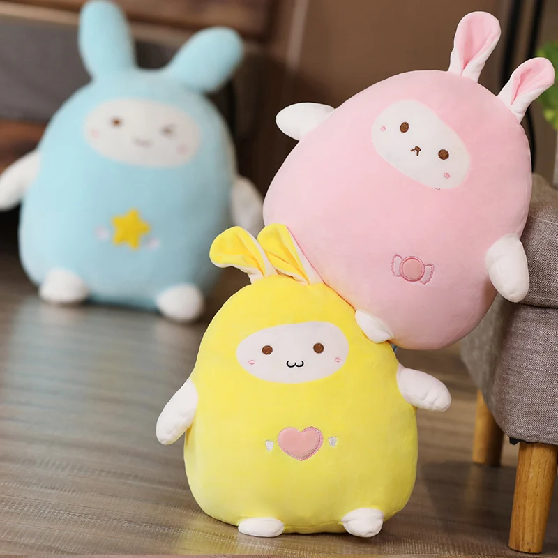 

Cute Candy Hheart Rabbit Plush Toy Doll Lazy Soft Sofa Big Pillow Family Decoration Child Comfort Doll Birthday Gift