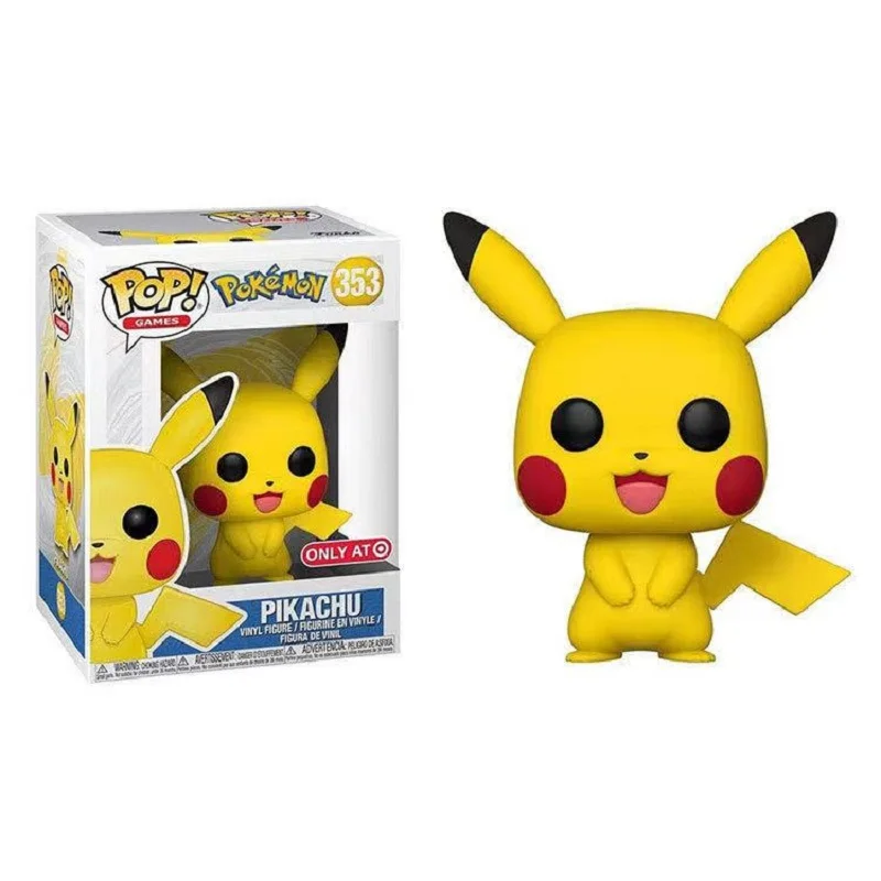PVC 3 "Funko Pop Pok&eacute;mon Anime figura Pikachu Bulbasaur Squirtle Charmander juguetes de modelos de colecci&oacute;n decoraci&oacute;n Kawaii mu&ntilde;eca regalo-3