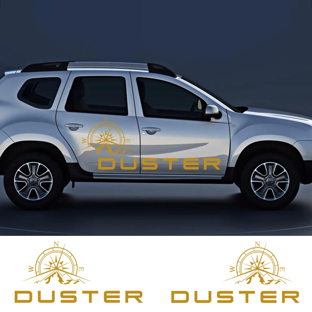 Наклейки на дверь автомобиля Dacia Renault Duster Compass Mountain Graphics Off Road Styling ПВХ внешний