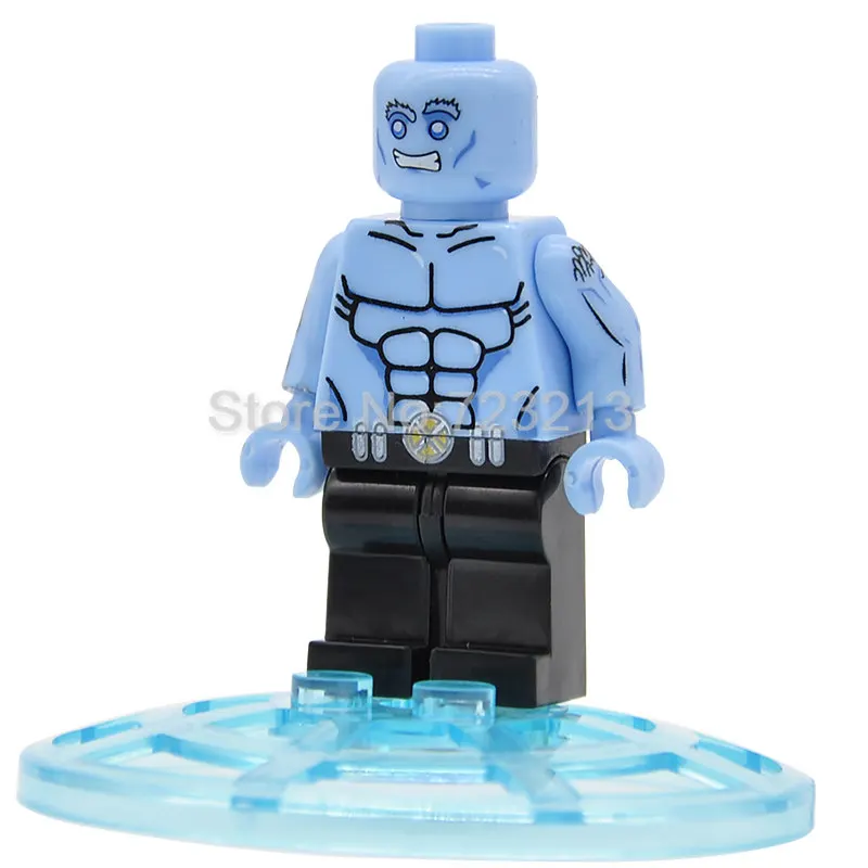 Iceman Одиночная фигурка супергероя, айсман X-men, проф. Х. Китти, прайд, белая королева, тигр, Архангел, Psylocke, строительные блоки, кирпичи, игрушки - Цвет: Iceman