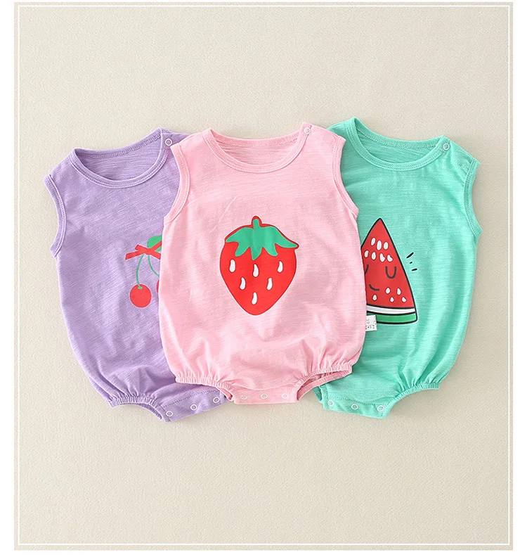 

Baby Girl Romper Summer Printed Newborn Jumpsuit Cotton Rompers Baby Boy Clothes One-pieces Outfit Infant Clothing
