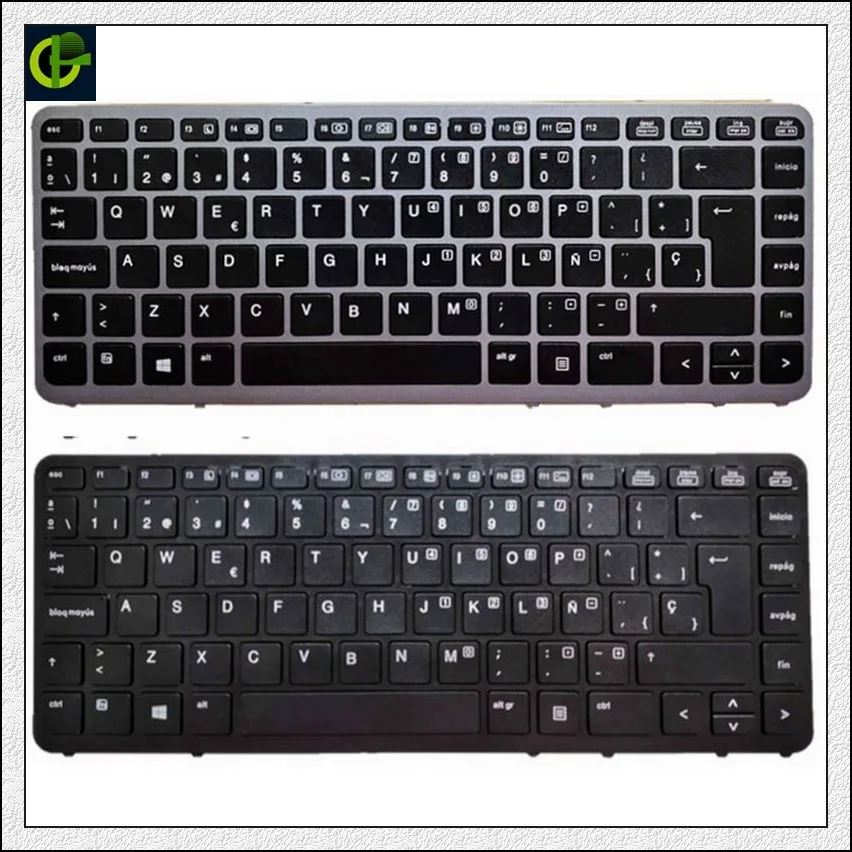Испанская клавиатура для ноутбука HP EliteBook 840 G1 G2 850 855 ZBook 14 9Z.N9JBV.20s SP латинская