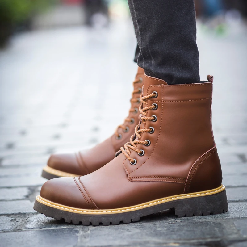 

Casual Boots Men Men Leisure Shoes Casual Man Fashion Zapatillas Deportivas Mujer Men's Sneakers Leather Mens Boots Flat
