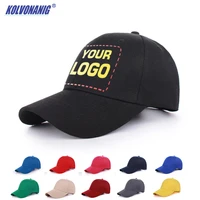 your logo personalized customized diy print baseball cap for men unisex hip hop adjustable curved sun visor bone dad hat