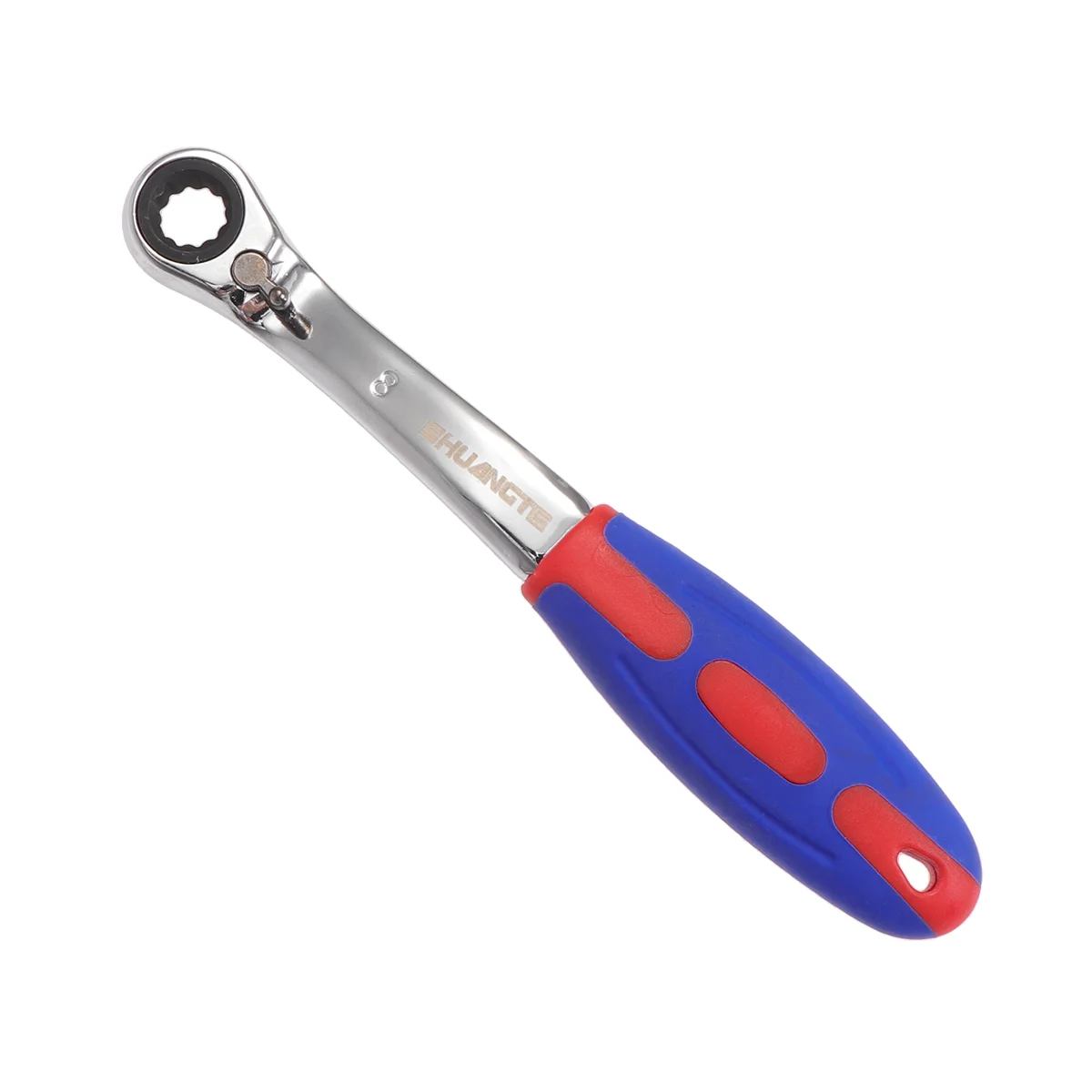 

8MM Two-way Ratchet Quick-Release Easy to Use Tooth Round Head Ratchet Wrench
