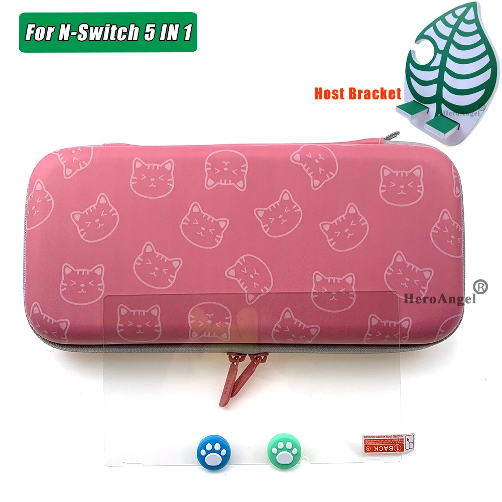 Розовая сумка для Nintendo Switch дорожная переноски аксессуары NS портативный чехол