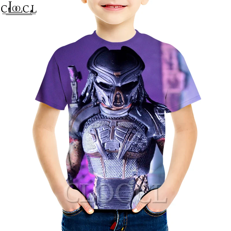 

CLOOCL Newest Movie The Predator T Shirt Boy Girl Summer Fashion 3D Print Classic Cute Casual Tees Kids Baby Tops