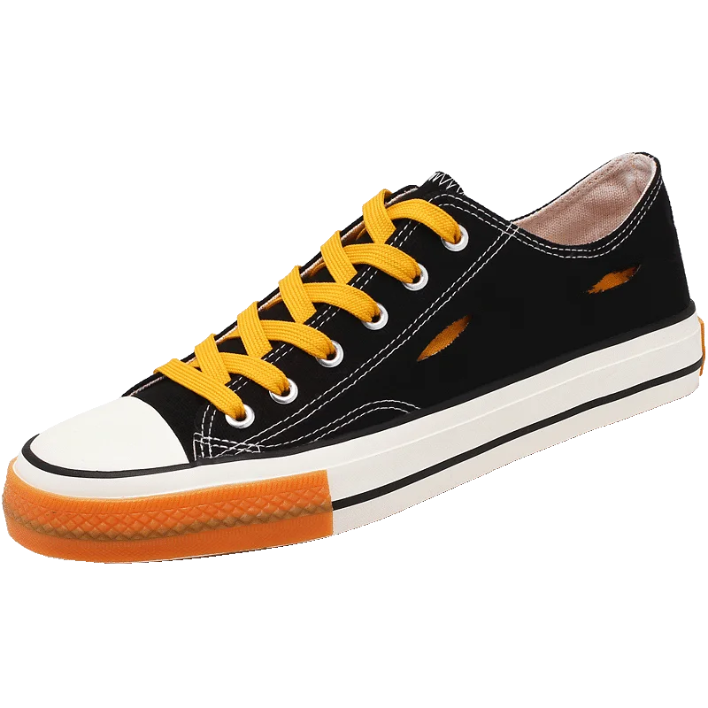 Парусиновая обувь мужская повседневные кроссовки на шнуровке холщовая