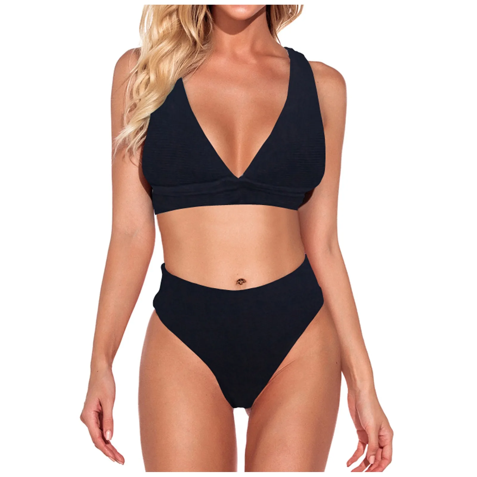 Для женщин пикантные однотонные Цвет лямки с печатным рисунком бикини набор