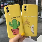 Чехол для Vivo Y72 5G Cover Y52 5G Y53S Catoon Cactus Coque Candy Silicone Soft Phone Чехол для Vivo IQOO Z3 V2073A задний бампер