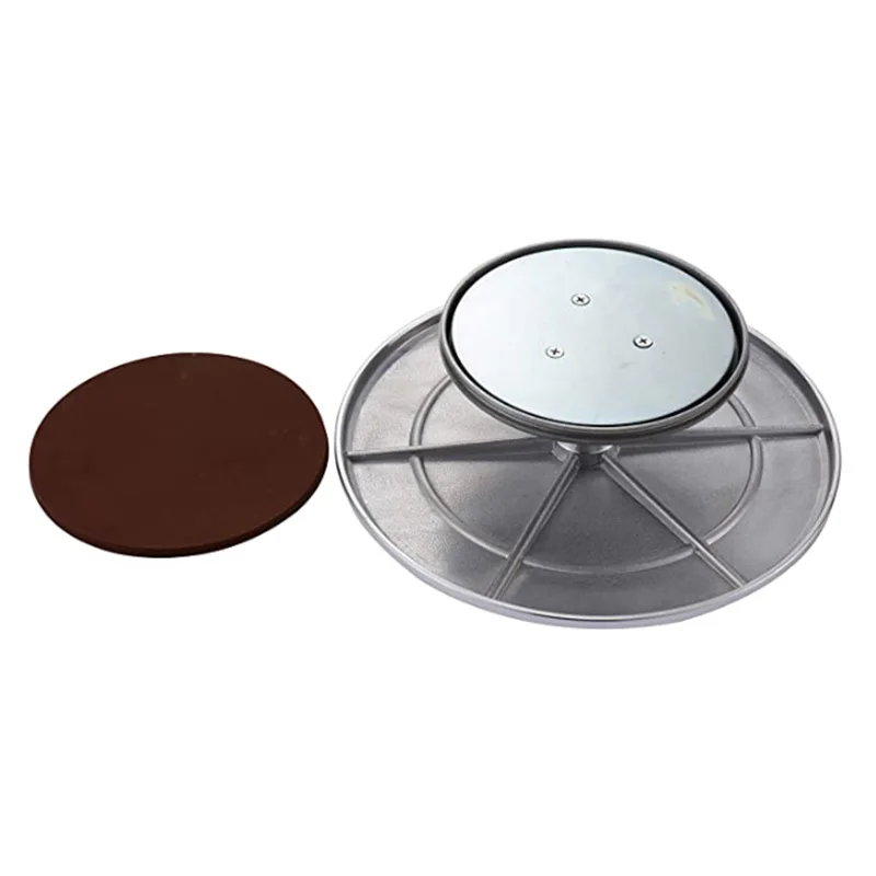 Вращающийся Поворотный круг для торта 9 дюймовый алюминиевый инструмент