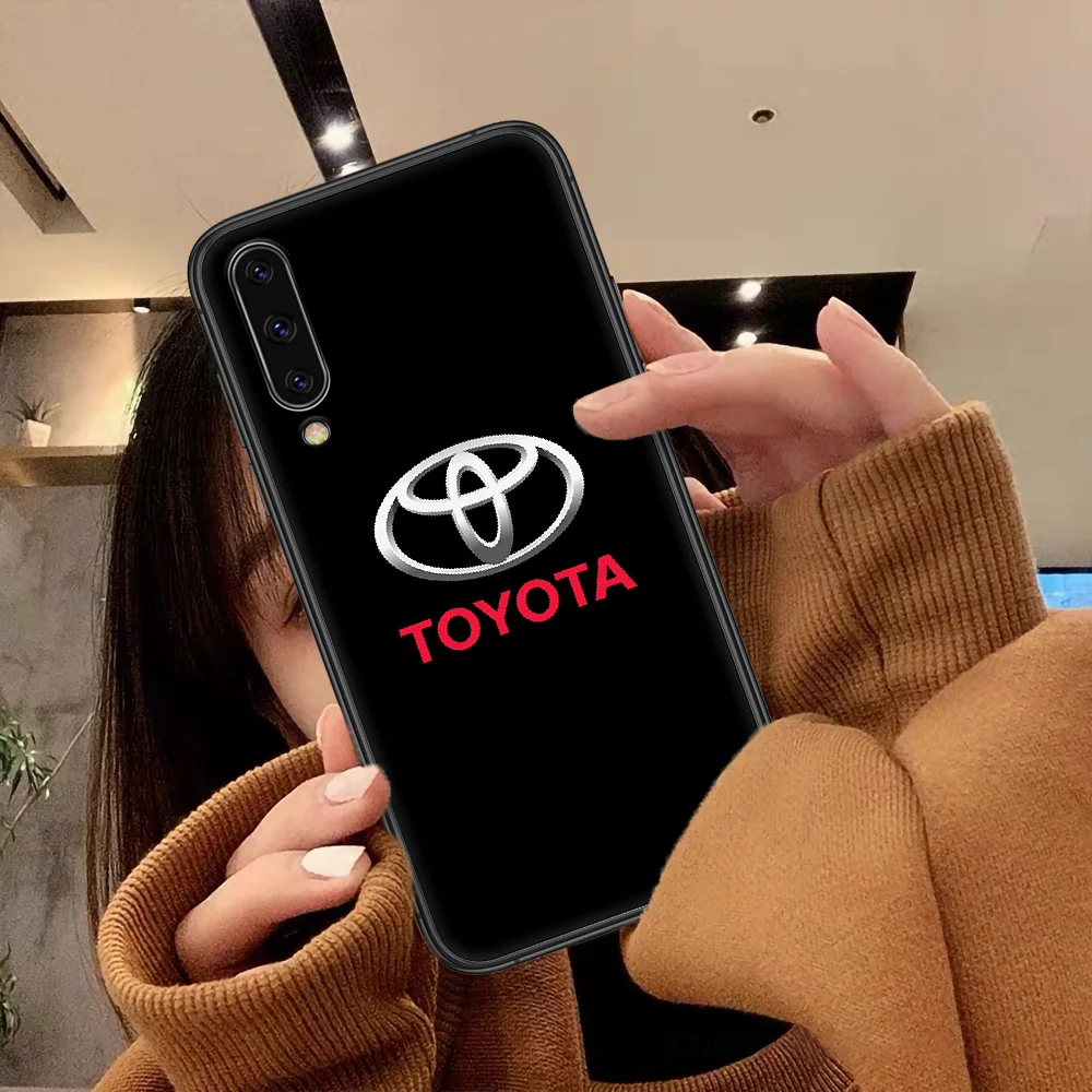 

Toyota Phone Case For Samsung Galaxy A 3 5 7 8 10 20 20E 21S 30 30S 40 50 51 70 71 black Cover Luxury Etui Fashion Bumper