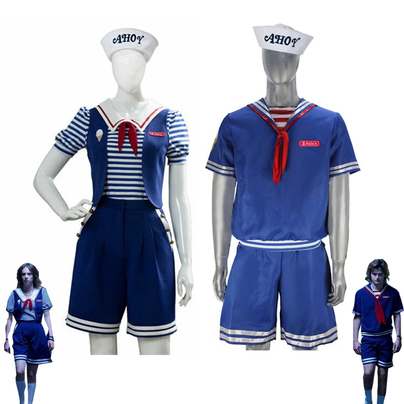 Костюм Ahoy из магазина мороженого очень странные дела 3 сезон косплей Хэллоуин