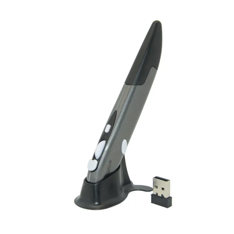 CHYI беспроводная мышь в форме ручки креативная 1600DPI USB оптическая Вертикальная