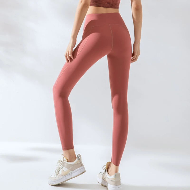 Leggings Sport Women High Waist Yoga Pants Girls Elastic Gym Legging Quick Dry Fitness Workout Tights Trousers For Jogger Female