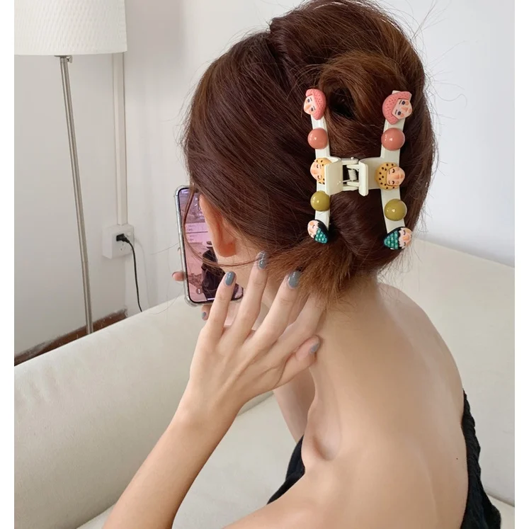 

20pcs/lot Girl Cute Hair Claw Jaw Clip Hair Claws Handmade Shark Clip Homemade Headdress Hair accessories for women