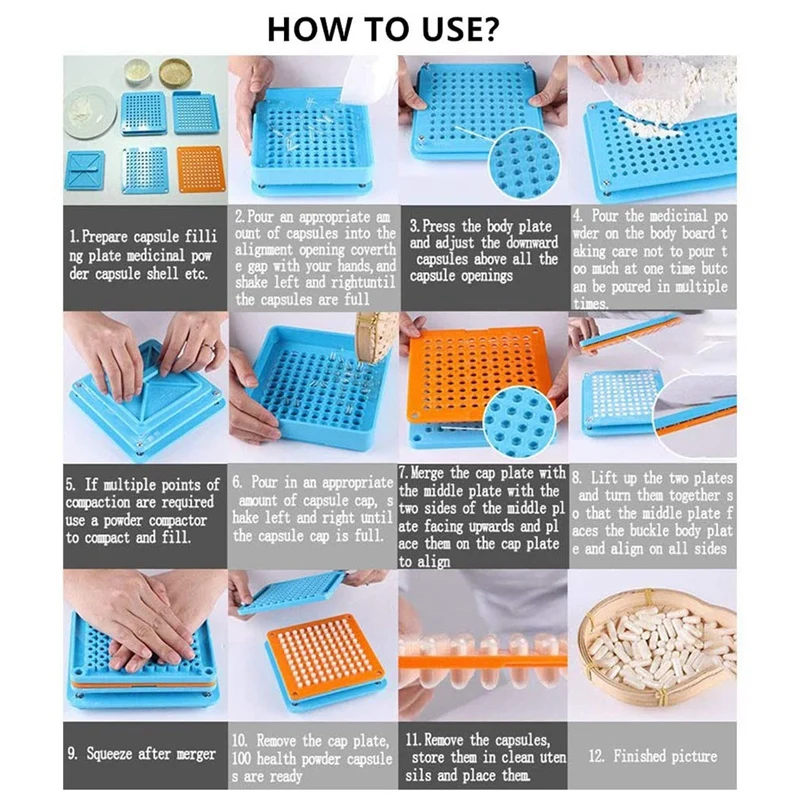 Поднос для кофейного наполнителя ручная машина наполнения порошка 100 отверстий