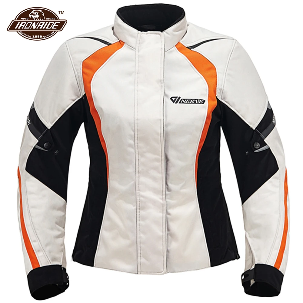 Нерва Водонепроницаемый мотоциклетная куртка для женщин мотокросс с защитой от