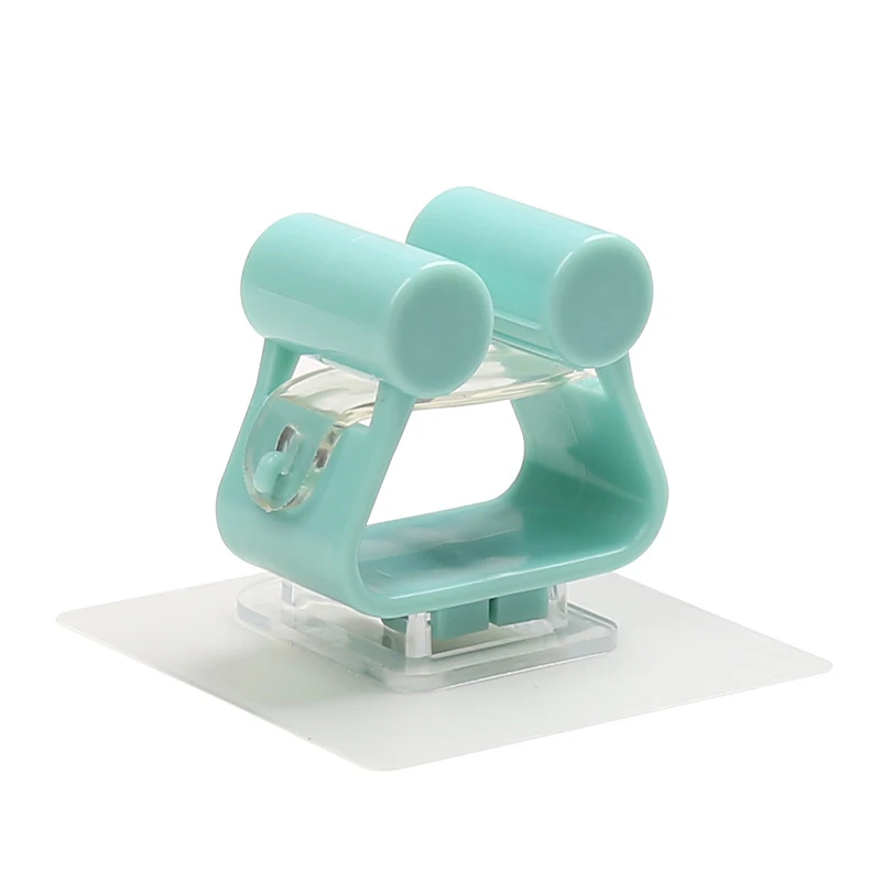 Настенная крепкая вешалка на присоске стойка для хранения с зажимом 4 цвета без