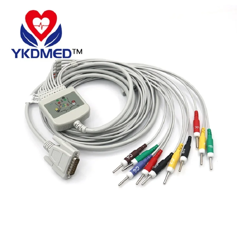 Бесплатная доставка поставка с фабрики & бренд Nihon Kohden 9130 EKG 10 свинцовый кабель