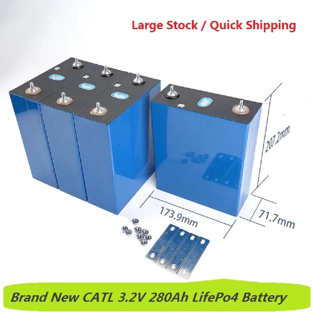 Заводская оптовая цена CATL 280Ah 3 2 V LifePo4 аккумуляторные системы электропитания